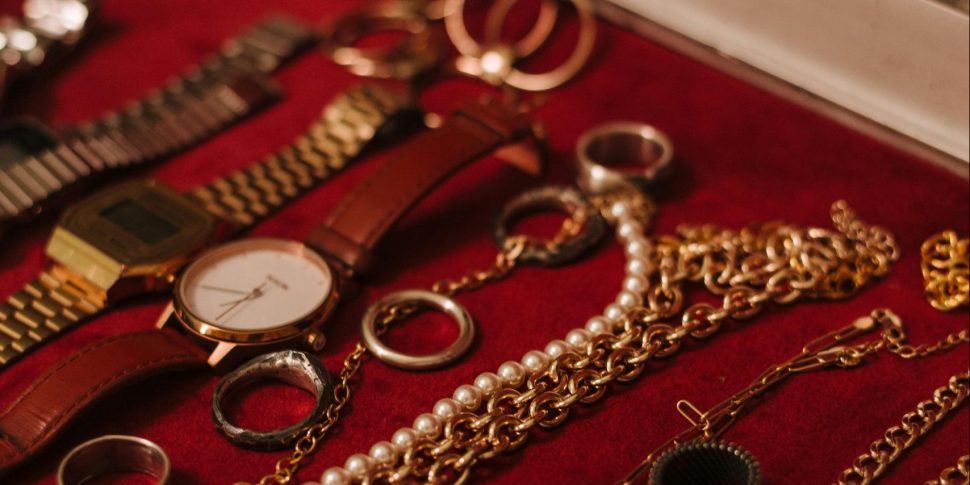 A variety of jewelry pieces.